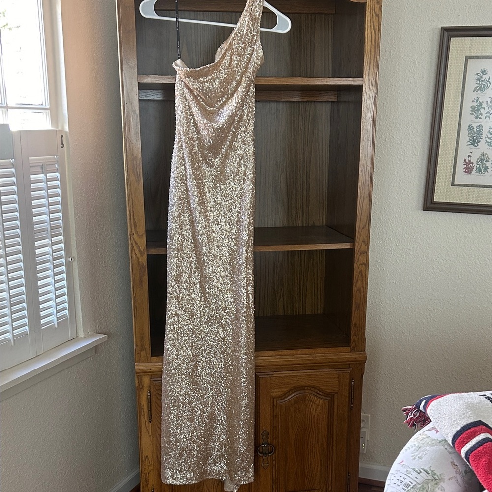 SORELLA VITA Gold Sequin Dress